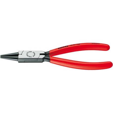 Rundzange poliert 125mm Griffe m.PVC Knipex