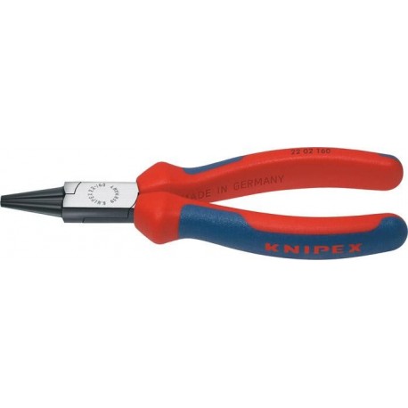 Rundzange poliert 140mm m.M.K.Griff Knipex