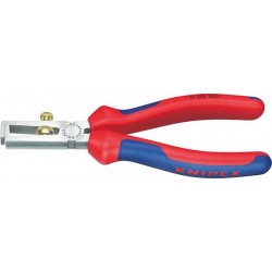 Abisolierzange pol. 160mm m.M.K.Griff Knipex