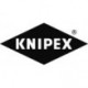 Cleste de sertizare pentru mansoane de protectie a extremitatii cablului, profil trapez, VDE, KNIPEX