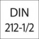 Alezor pentru masina DIN 212-1/2, HSS-E, FORMAT