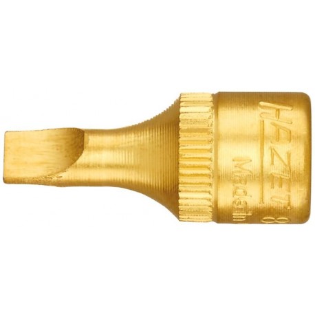 Schraubendr.-Einsatz 1/4"3,5x0,6mm Schlitz Hazet