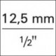 Steckschl.Eins. 1/2"VDE10,0x54,0mm 6kt. Gedore