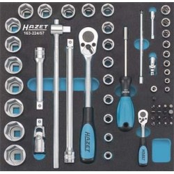 Trusa biti pentru chei tubulare 1/2" si 1/4", Modul 2/3, HAZET