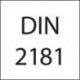 Set tarozi manuali pentru filet metric fin, DIN 2181, HSS, FORMAT
