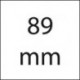 Bit 1/4" DIN 3126 E 6,3 4 x0,8x89mm zähh. FORMAT