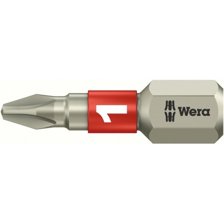 Bit 1/4" DIN3126 C6,3 PH1x 25mm rostfr. Wera