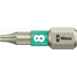 Bit 1/4" DIN3126 C6,3 T 8x 25mm rostfr. Wera