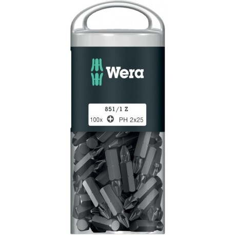 Bit 1/4" DIN3126 E6,3 PH1x 25mm 100er Pack Wera