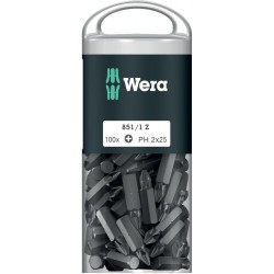 Bit 1/4" DIN3126 E6,3 PZ1x 25mm 100er Pack Wera