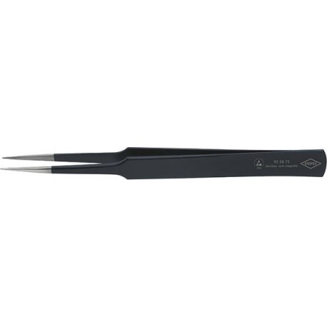 ESD-Pinzette US-Nadelform135mm schwarz Knipex