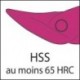 Foarfeca manuala pentru tabla, HSS, cu tais pe stanga, (min. 65 HRC), ERDI