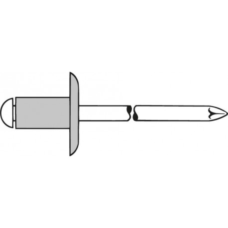 Blindniet Alu Grosskopf K12 4 x 6mm Gesipa