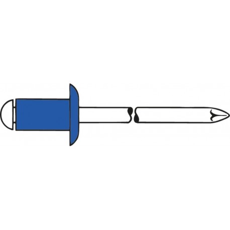 Blindniet Stahl Standard Flachrdk. 3 x 5mm Gesipa