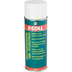 Edelstahlreiniger- und Pflegespray 400ml E-COLL