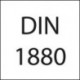 Freza cilindro-frontala, HSSCo8, DIN 1880, 30°, FORMAT