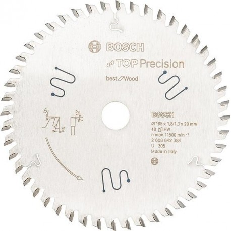 HW Kreissägebl.TOP Pre W 165x1,8x20mm Z48 W Bosch