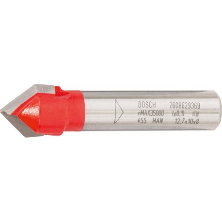 HM V-Nutfräser 90 G Ø12,7x10,0x44,5 mm Bosch