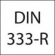 Burghiu de centruire cu suprafata aplatizata, dreapta, DIN 333-R, HSS, GÜHRING