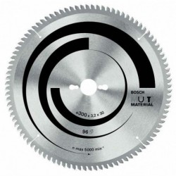 Panza fierastrau circular pentru diferite materiale HM 216x30 mm 80 Z TR-F Bosch