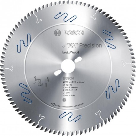 Panza fierastrau circular pentru lemn Top Precision Best for Wood 400x30 mm 60 Z FWF Bosch