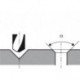 Anbore NC cu coada cilindrica, dreapta, DIN 1835-B, HSSCo5, 120°, TiN, FORMAT