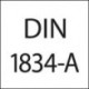 Freza-disc îngusta, DIN 1834-A, HSSCo5, FORMAT