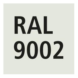 Perete lateral din tabla trapezoidala RAL 9002 gri alb pentru acoperis model Leipzig