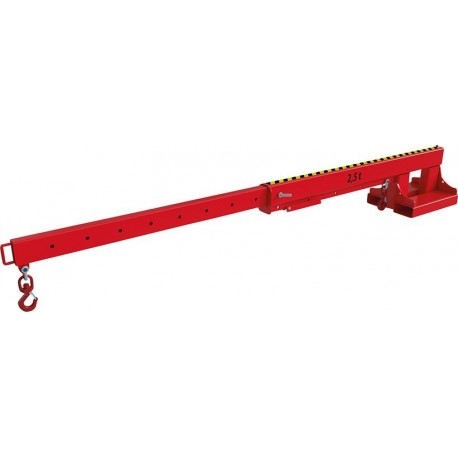 Teleskop-Lader KT 2,5 lackiert, Feuerrot 2160x490x480mm