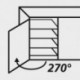 Carcasa dulap L1085xD400xH1950mm RAL7035/5010 fara dulap rezistent la perete mijlociu