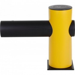 Endpfosten fur Barriere Charlie H500xB619xD200 mm schwarz/gelb