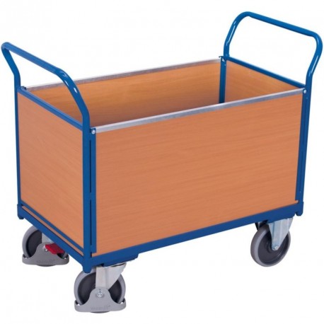 Vierwandwagen 400 kg 850 x 450 mm Holzwande