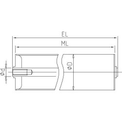 Tragrolle Serie 9351 SB 50x1,5 SV 300 mm