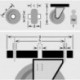 Lenkrolle 80mm L420.B55 Platte,Gummi schw.RL,FestL420.B55.081