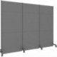 Akustik-Stellwand B625 x H2000 mm RAL 7037 Grundfeld