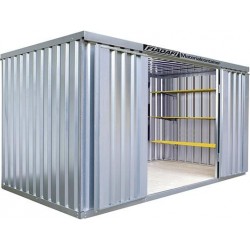 Container material 4,00 m zincat dezasamblat