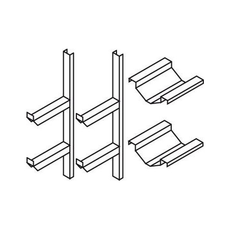 Fassregal fur 2 X 50/60-L-Fasser