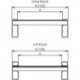 Verladeschiene-Aluminium L1620xFB245 mm mit Rand Tragkraft 2620kg/Paar