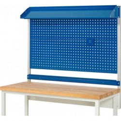 System-Aufbau - KS02 fur Produktbreite 1500 mmRAL7035/RAL5010 Montage an Tischgestell