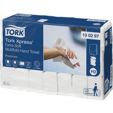 Hartie pentru prosoape Tork Xpress Premium, 2 straturi