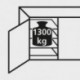 Schwerlastschrank m.TurenB1040xT630xH1950 mm 4 Boden RAL 7035