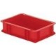 Transport-Stapelkasten B300xT200xH75 mm rot, geschlossen ohne Griffloch