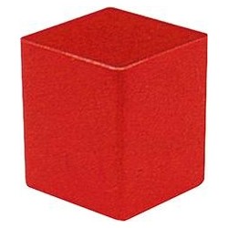 Ersatz-Kunststoff-Box B54xT54xH45 mm rot