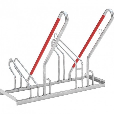 Fahrrad-Anlehnparker einseitig, verzinkt L 1000 mm, 2 Platze