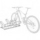 Fahrrad-Bugelparker zweiseitig, verzinkt L 1050 mm, 6 Platze