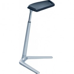 Bimos suport pentru picioare Scaun cu aripioare spuma PU neagra inaltime scaun 620-850 mm