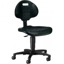 Arbeitsstuhl TEC 20 Sitz PU-Schaum schwarz Sitzhohe 420-550 mm mit Rollen
