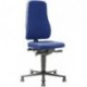 Bimos Arbeitsstuhl 9643-6802 All-In-One 2 Sitzhohe 450-600 mm mit Gleiter, Stoff blau