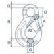 osenlasthaken fur AK D 6mm TK 1120kg